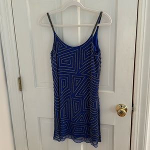 Parker mini dress beaded detailing
